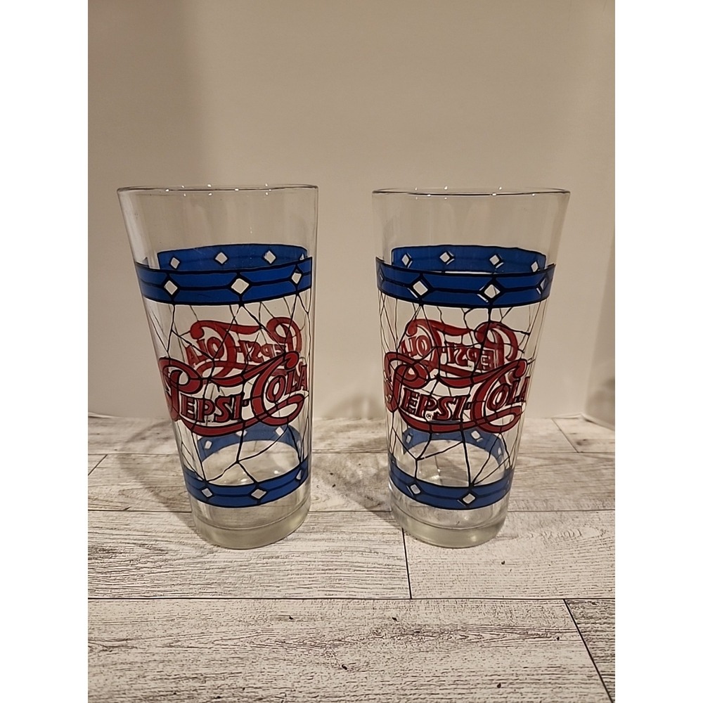 Vintage Pepsi-Cola Glass Tumbler